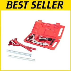 Precision Tube Flaring Tool Kit with Tube Bender for Copper Brake Lines & More - Picture 1 of 8