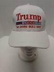 Trump White Hat Cap 2020 ,No More Bs, Maga Usa Embroidery Adjustable, Baseball B