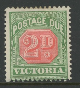 ESTADOS AUSTRALIANOS-VICTORIA, COMO NUEVO, #J17 OG LH, WMK 70, CRUJIENTE - Imagen 1 de 1