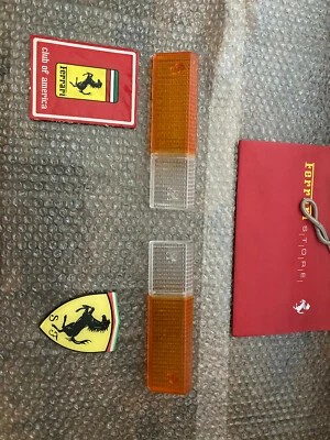 Ferrari 308 поворотник направленный свет лампа линзы Carello пара объектив новый оригинальный. - Изображение 1 из 4