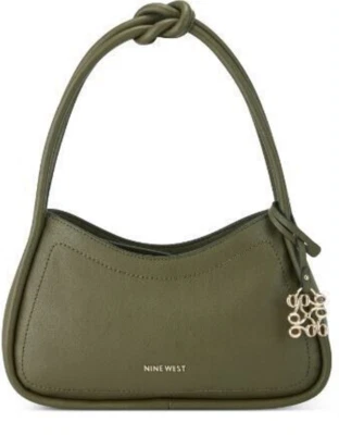 Bolso de Hombro Nine West Enya en Verde Militar Oliva con Dorado Foto 1 de 4