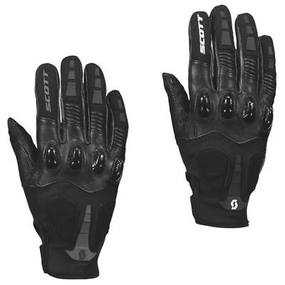Scott Unisex Motorrad Handschuhe Assault Pro Street Adventure Onroad Leder - Image 1 of 4
