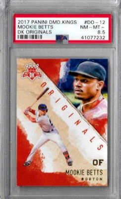 2017 Panini Diamond Kings Mookie Betts DK Originals PSA 8.5 - Image 1 of 2
