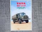 Tata SD 1210 4WD  LKW Truck Prospekt Sheet Brochure English selten rare