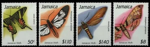 Jamaica 1991 - Mi-N.o 770-773 ** - Estampillada sin montar o nunca montada - Mariposas / Mariposas - Imagen 1 de 1