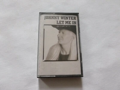 JOHNNY WINTER ~ LET ME IN ~ 1991 BLUES ROCK CASSETTE TAPE ~ QUICK SHIPPING - Image 1 of 4