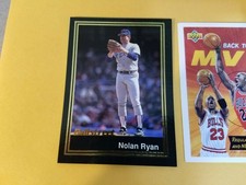 Nolan Ryan Texas Rangers Diamond BallStreet 1991 #D7 OVERSIZE RARE Oddball