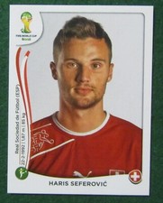 2014 Panini Brasil World Cup Album Sticker #354 Switzerland HARIS SEFEROVIC