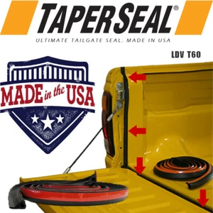 TAILGATE SEAL KIT FOR LDV T60 RUBBER UTE DUST TAIL GATE MADE IN USA - Picture 1 of 5