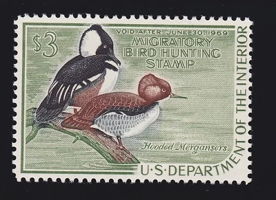 US RW35 $3 Duck Hunting Mint VF OG NH SCV $65 - Image 1 of 2