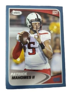 2017 Patrick Mahomes II HIT Sage Premier Draft BLAU #5 Kansas City Chiefs RC - Bild 1 von 5