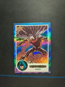 SHROUD 2023 UPPER DECK MARVEL BEGINNINGS BLUE RAINBOW COSMIC CUBE /99 #154 A4 - Picture 1 of 3