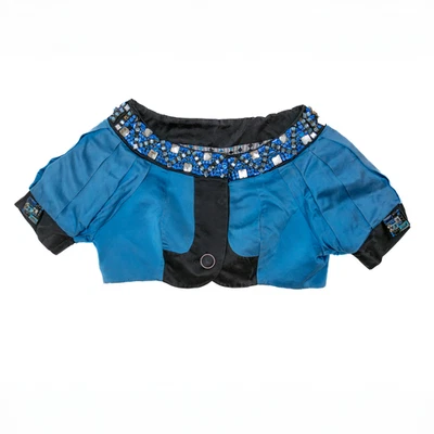 Chaqueta Bolero Kenzo by Antonio Marras Seda Embellecida - S/S 2006 - Talla FR 36 Foto 1 de 4