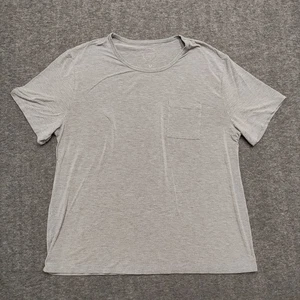 Cozy Earth Premium Bamboo Shirt Mens Medium Gray Crew Neck Soft - Picture 1 of 10