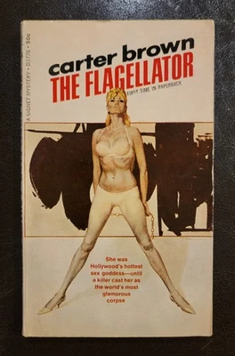 The Flagellator Carter Brown  Signet D3776  1st Print 1969 Robert McGinnis GGA - Image 1 of 4