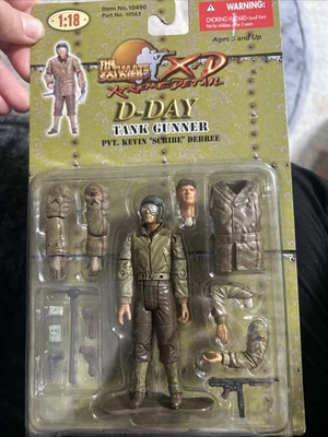 1:18 21st Century Toys Ultimate Soldier WWII D-Day Tank Gunner Kevin - Image 1 of 2