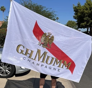 G.H. Mumm Champagne Banner – 6' Nylon Flag – Kentucky Derby Advertising Display - Picture 1 of 4
