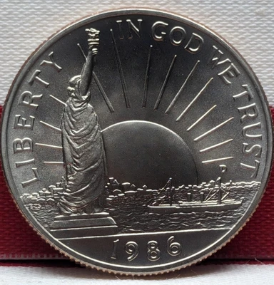 1986-D 50C Statue Of Liberty - Image 1 of 2