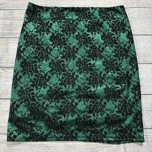 Jubilee Couture Skit Women's Green Lace Mini Lined Zipper SizeLarge - Picture 1 of 7
