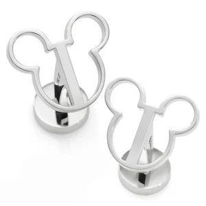 Disney Mickey Mouse Manschettenknöpfe Silhouette Cutout - Bild 1 von 6