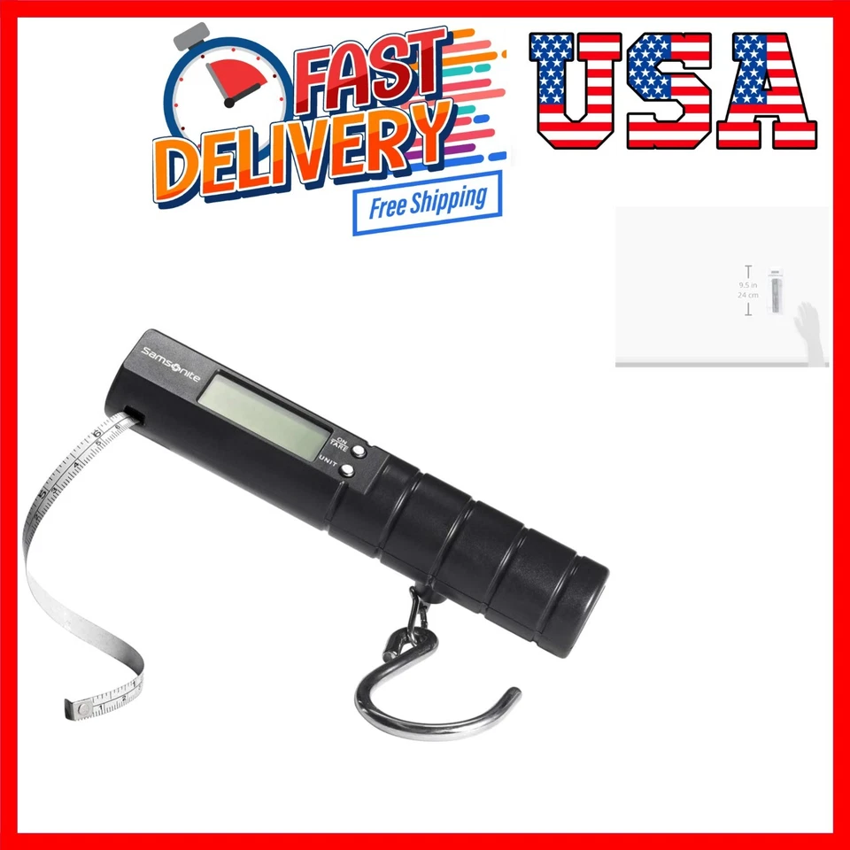 Samsonite Electronic Luggage Scale One Size Black 04917690018