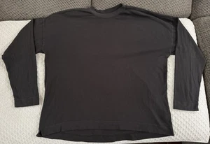 AYR Langarm leichter Pullover Shirt anthrazit dunkelgrau XL Baumwolle Relaxed - Bild 1 von 16