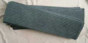 DOG HAIR Set of 21 Ottomanson Stepwell Utility Ribbed Stair Tread, 8 X 30 - Picture 1 of 5
