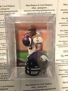 John Randle Minnesota Vikings Mini Helmet Card Display Case Shadowbox Autograph - Picture 1 of 1
