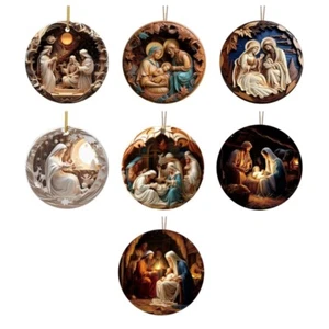 Handmade Birth Hanging Ornament Accessory Enhancing Christmas - Picture 1 of 15