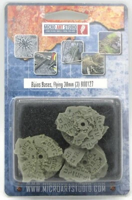 Micro Art Studio B00127 Ruins Bases Flying 30mm [Random] (3) Urban Rubble Debris - Image 1 of 2