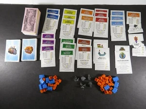 2013 Skylander Monopoly Board Game Replacement Parts Lot Pawns Money Cards B732 - Picture 1 of 8