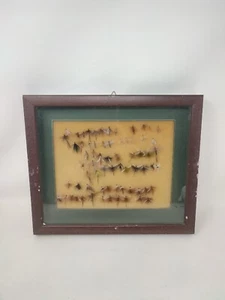Vintage Leurres Pêche à la Mouche Fly Appât Appâts 68 Pieces Pièces - Picture 1 of 6