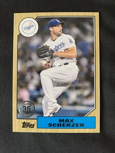 2022 Topps Series 1 - 1987 Topps Baseball 35th Anniversary Max Scherzer #T87-62 - Picture 1 of 2