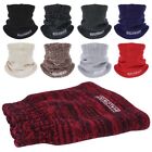 Snood Cowl Tube Thermal Neck Warmer Autumn Winter Scarf Fleece Knitted Scarves