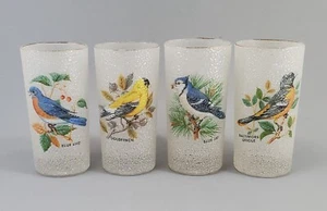 West Virginia Glass Co. Glasiert 12oz Becher Gläser American Singbirds 4er Set - Bild 1 von 10