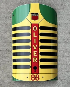 Wow!! Oliver 88 Farm Equipment Tractor Farm 3D Sign - Picture 1 of 5