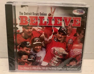 The Detroit News Online Believe The Offical CD-Rom 1997-98 Red Wings Stanley Cup - Picture 1 of 4