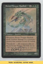 2001 Magic: The Gathering - Odyssey Stone-Tongue Basilisk #276 READ ng3