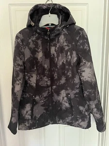 NEW Gerry Weber Softshell Black&gray camouflage Jacket Womens S - Picture 1 of 6