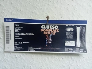Clueso Erfurt Konzert Ticket Innenraum Domeplatzt 26.08.2023 - Bild 1 von 1