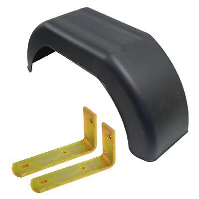 Trailer Mudguard Fender Wing Plastic Or Metal With Mounting Brackets 8” 10” 13” • 91.76£