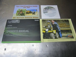 Kawasaki KFX 90 Owners Manual Package Applies to All Year 2007-22 P/N 99803-0132 - Picture 1 of 4