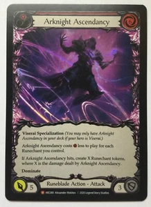 Lámina Arknight Ascendancy - Flesh and Blood Arcane Rising - Imagen 1 de 2
