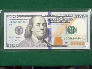 2009 A $100 FRN STAR*** - Picture 1 of 2