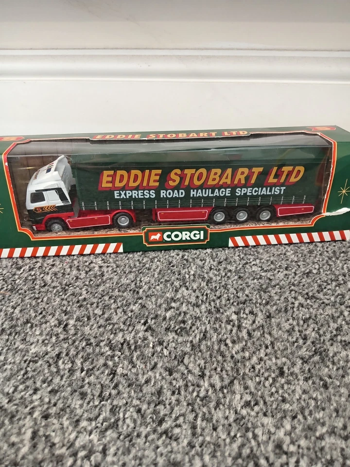 Remolque CORGI Classics Eddie Stobart Volvo lado cortina 59507 Foto 1 de 1