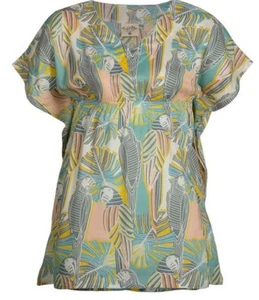 New Salt Life Polly Bird White SaltLife Live Salty Youth Med Cover Up Dress - Picture 1 of 4