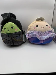 Squishmallows Wicked For Good Glinda und Elphaba 8 Zoll Sammlerstück Plüsch Set Hexe - Bild 1 von 4
