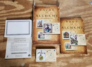 Raymond Buckland - Cards Of Alchemy - VERY RARE and HTF - Book And Cards Tarot - Bild 1 von 4