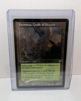 Yavimaya Cradle of Growth ✨ Retro ETCHED FOIL ✨ MTG NM MH2 Modern Horizons 2  NM - Image 1 of 2