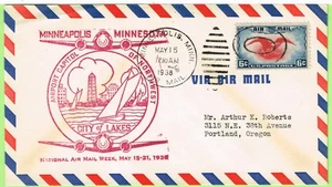 National Air Mail Week NAMW May 15 1938 Minneapolis MN - Picture 1 of 1